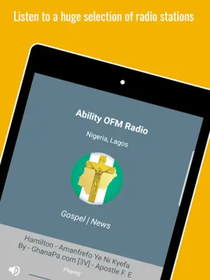 Nigeria Gospel Radio android App screenshot 1