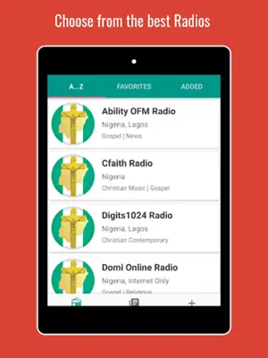 Nigeria Gospel Radio android App screenshot 2